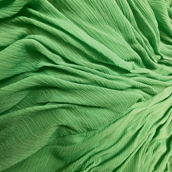 Nwot Max & Cleo Strapless Ruched Island Green Asymmetrical Short Cocktail Dress - Picture 14 of 16